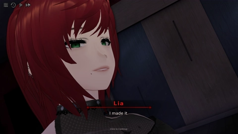 Insane look in the eyes.